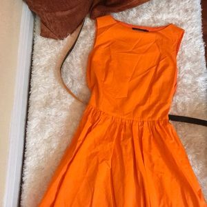 Orange dress